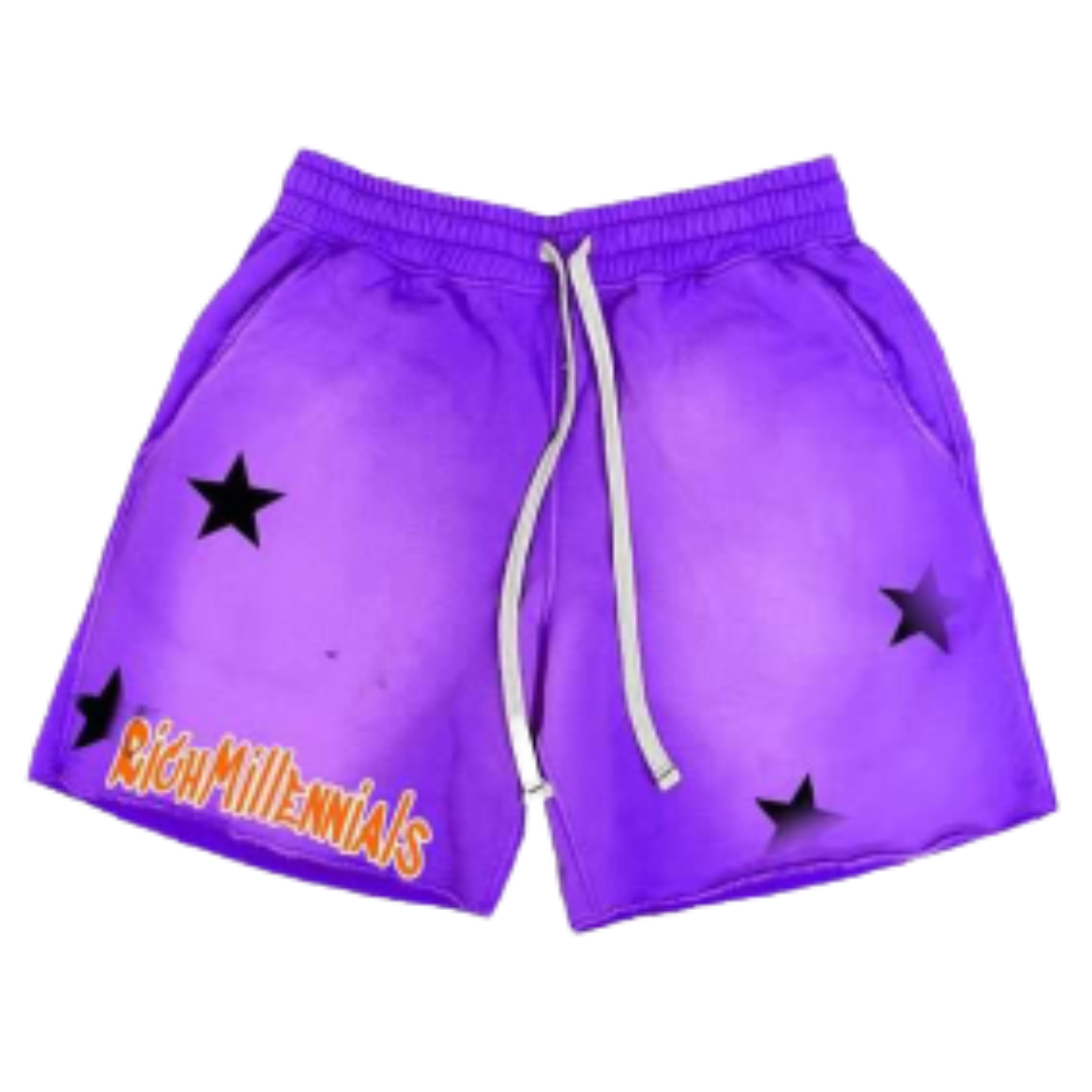 "Summer Tour" Shorts - Purple