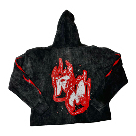MIDEVIL MILLENNIALS JACKET {acid black}