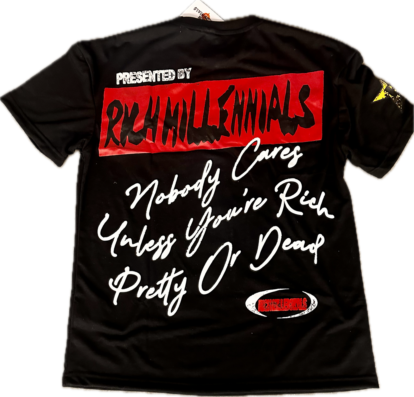 "Nobody Cares" T-shirt (black)