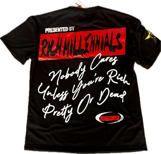 "Nobody Cares" T-shirt (black)