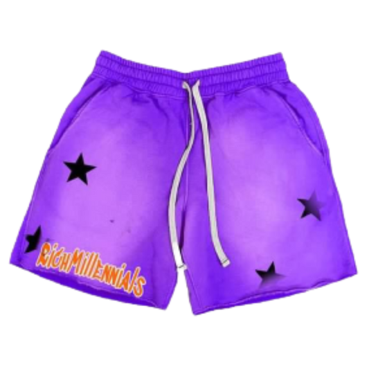 "Summer Tour" Shorts - Purple