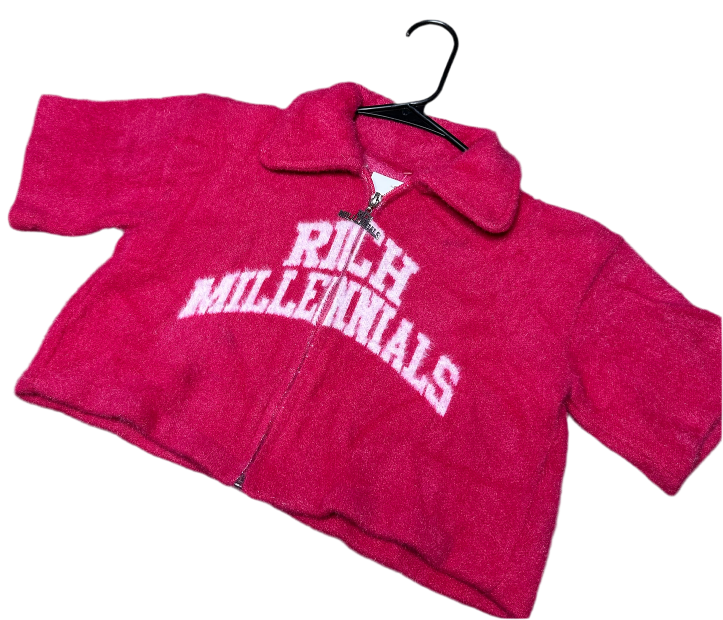 Rich Millennials Mohair zipup