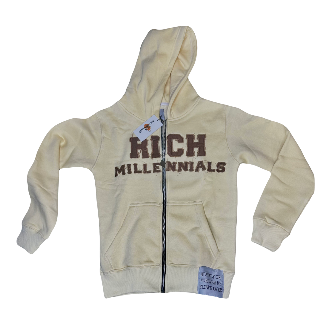 RICH MILLENNIALS ZIPUP - Tan