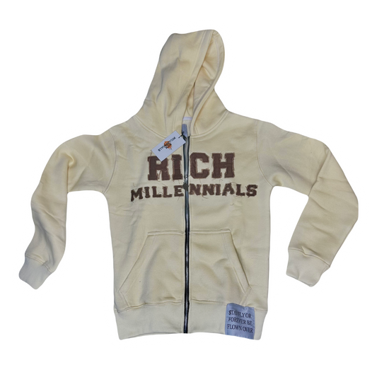 RICH MILLENNIALS ZIPUP - Tan