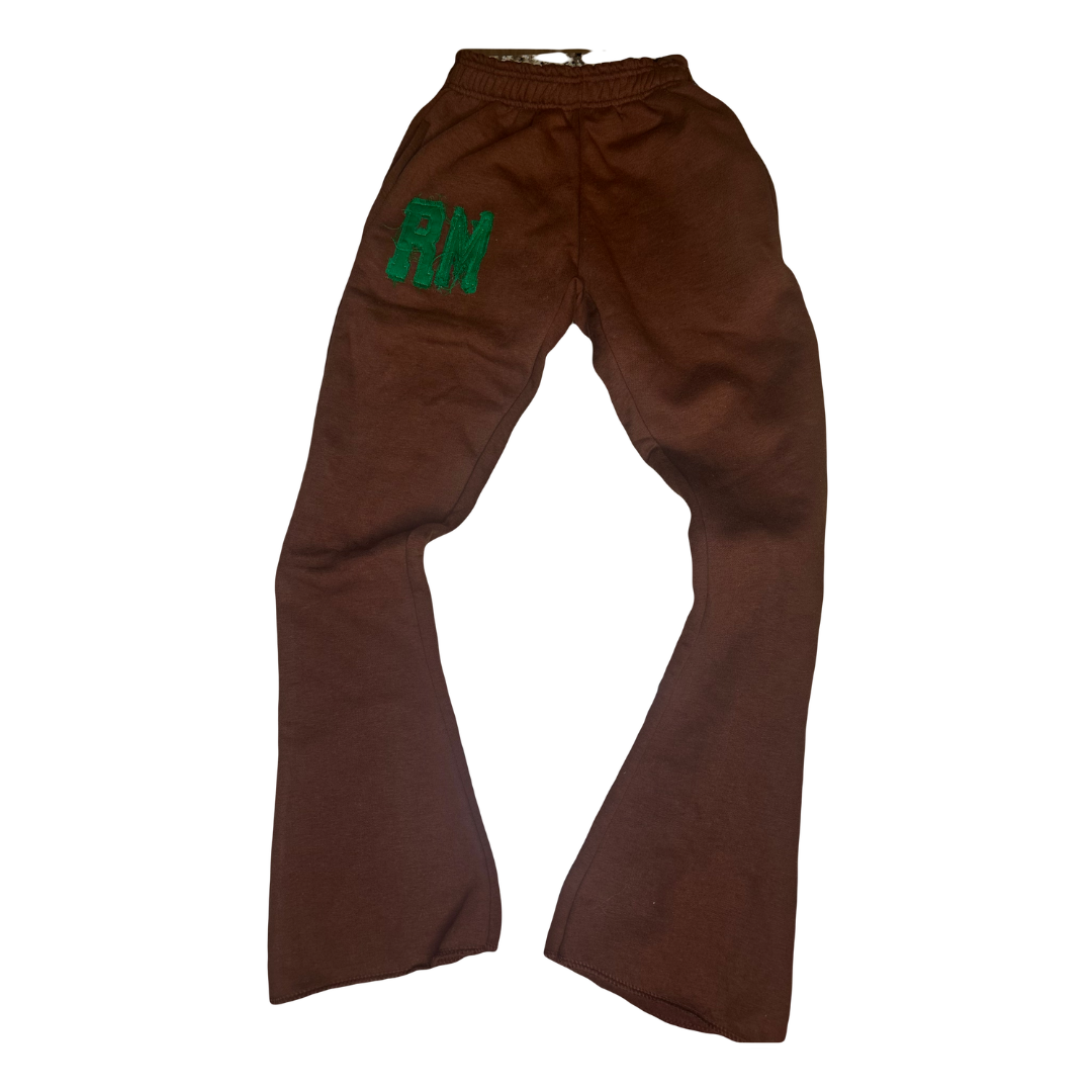 RICH MILLENNIALS SWEAT PANTS - Brown